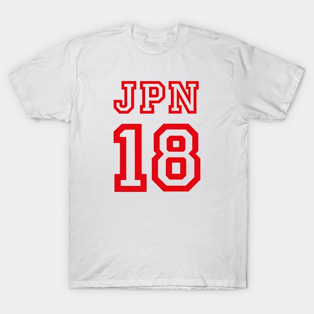 JAPAN SOCCER T-Shirt by eyesblau